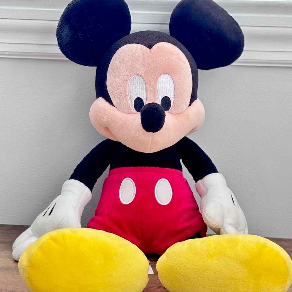 DISNEY PARKS Authentic Original MICKEY MOUSE Large Plush Toy Stuffed Animal